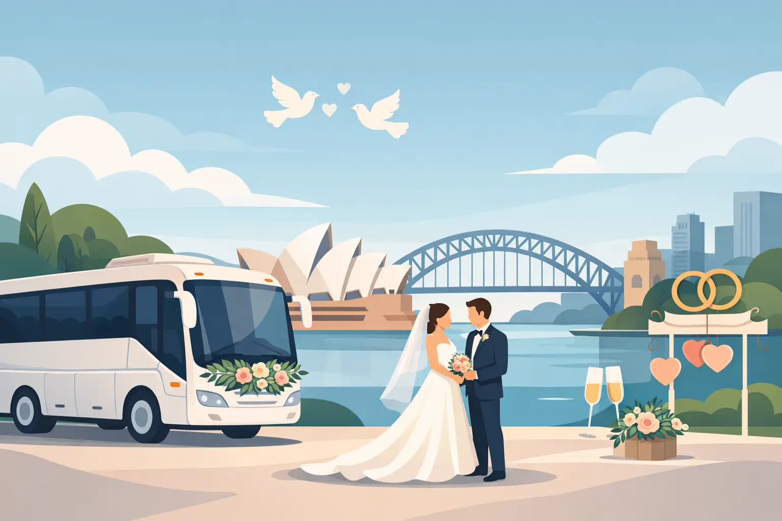 Wedding Bus Hire Sydney Made Simple