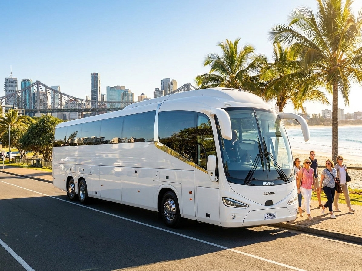 Bus Hire Gold Coast to Brisbane: 2026 Group Guide