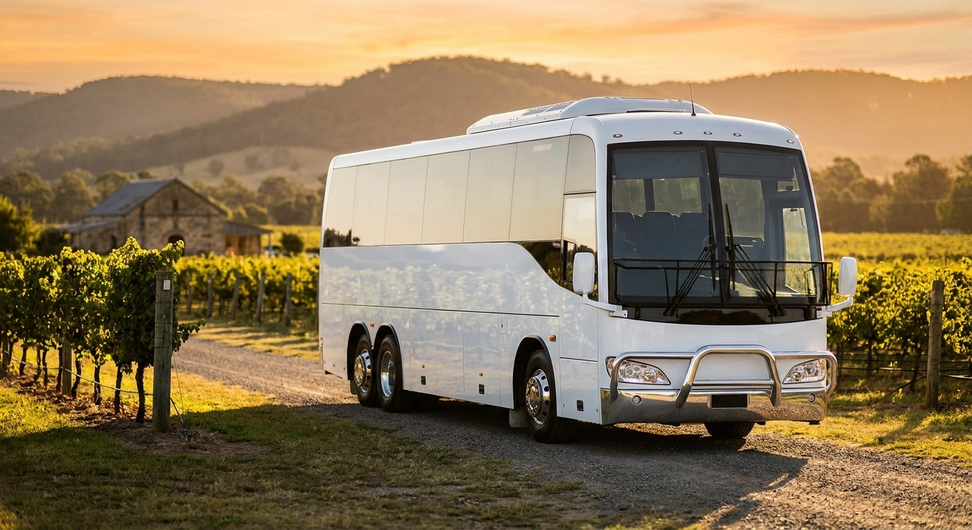 Wine Tour Bus Hire for Easy Group Travel