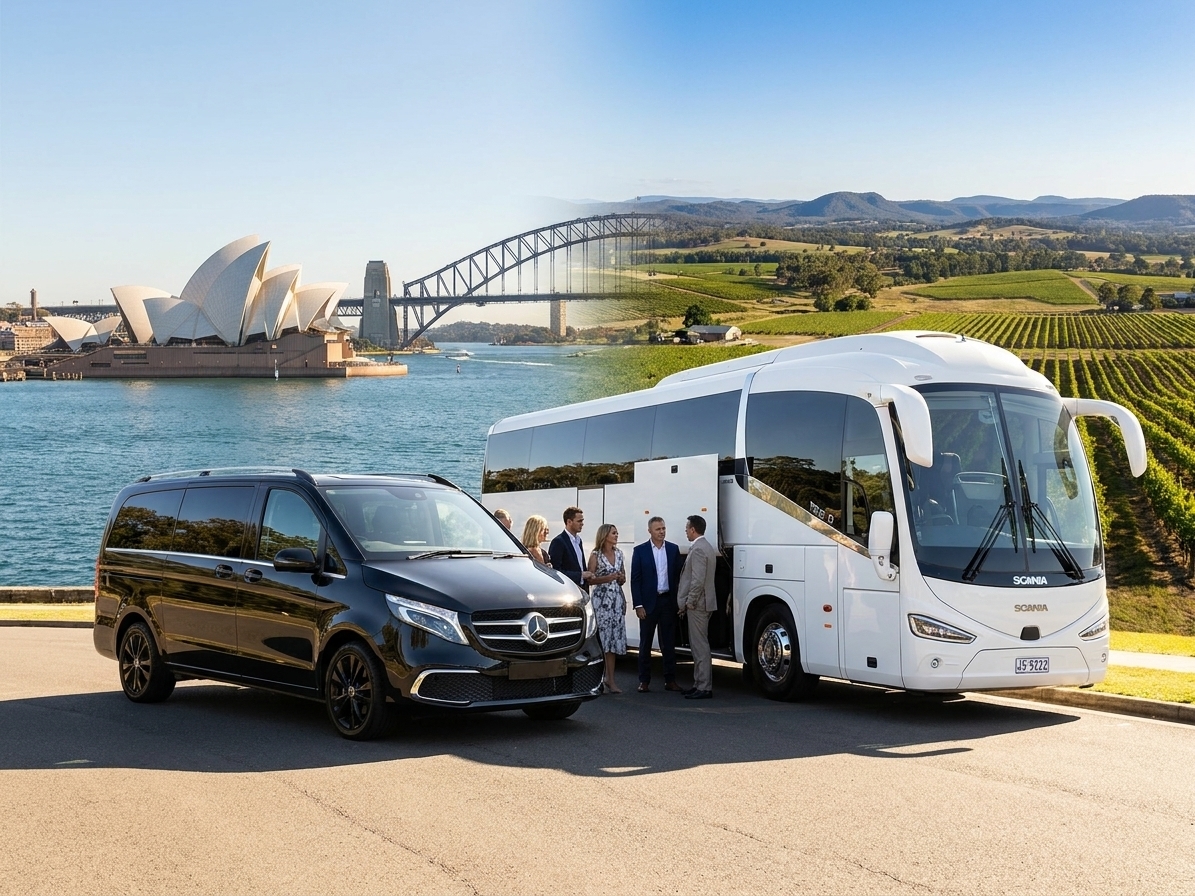 Hunter Valley Wine Tour Bus Hire from Sydney 2026