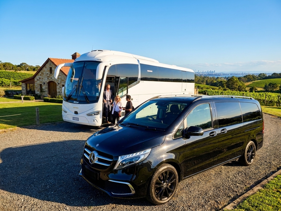 Winery Tour Bus Hire Sydney 2026 | Fox Bus Guide
