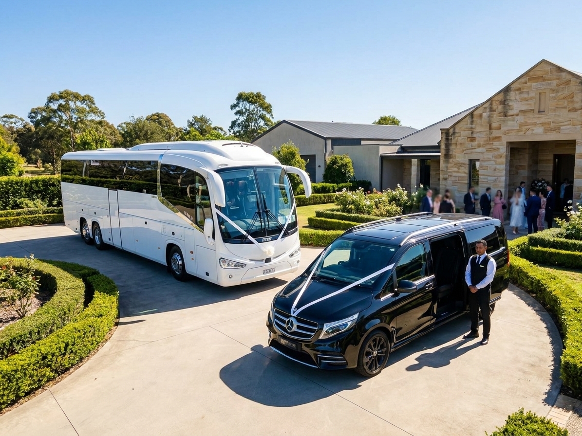 Best Wedding Bus Hire Western Sydney 2026