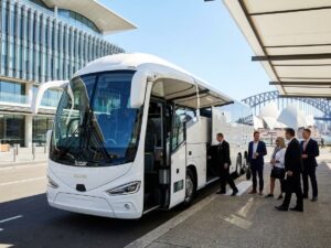 Best charter bus for conference transfers Sydney