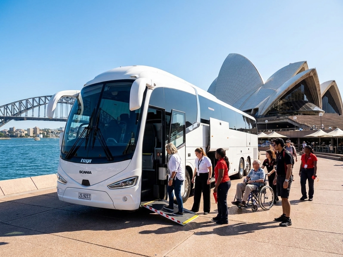 Disability Group Transport Hire Sydney 2026 | Fox Bus