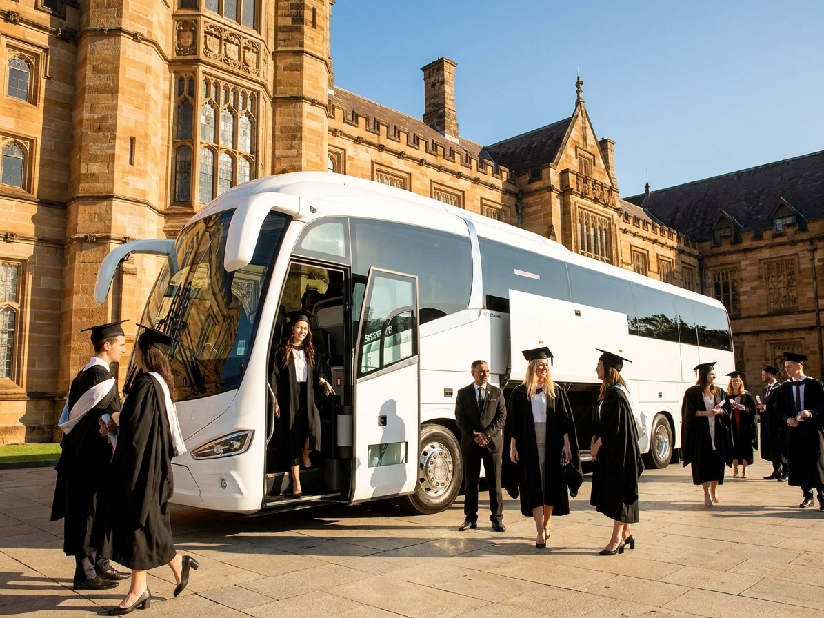 Graduation Ceremony Bus Hire Sydney 2026 Guide