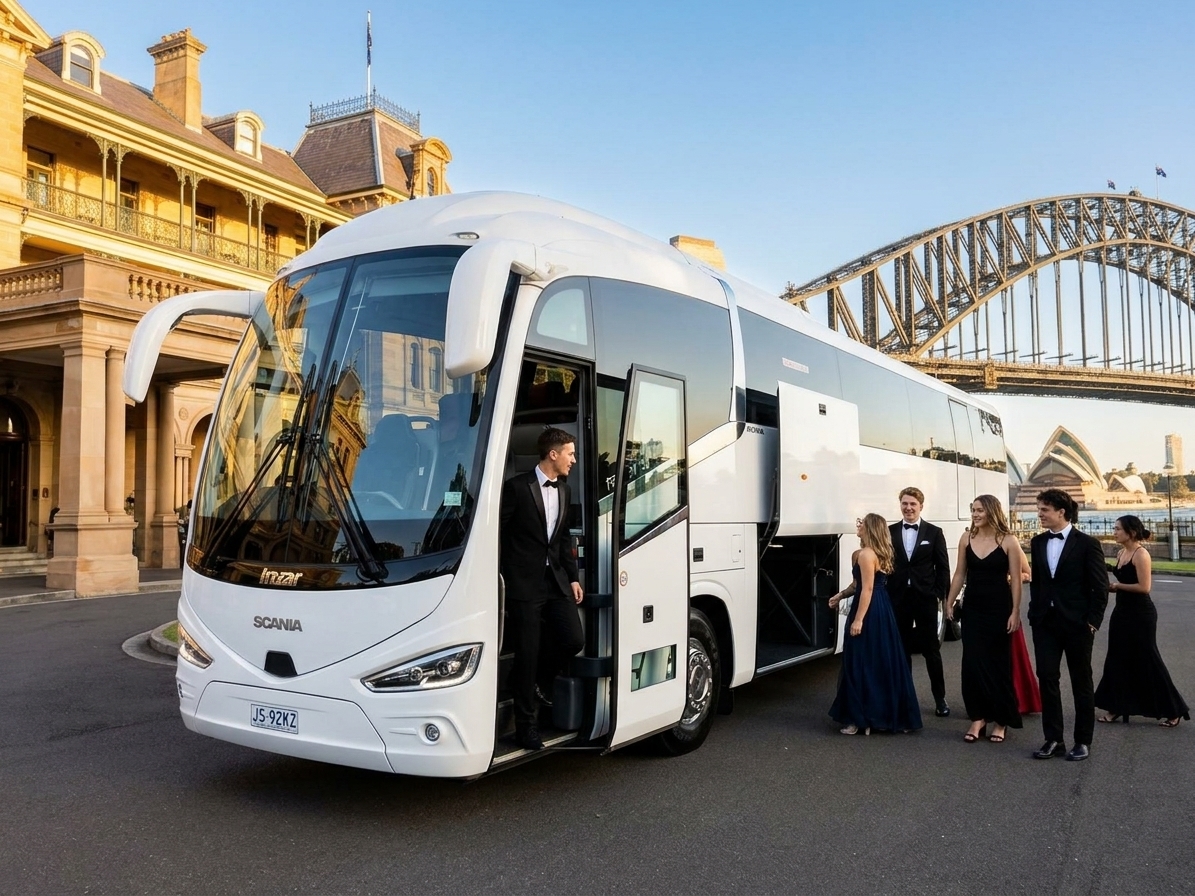 School Formal Bus Hire Sydney 2026 | Fox Bus Guide