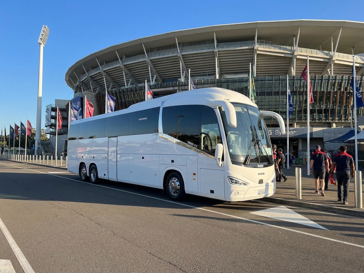 Coach Charter Sydney Sporting Events 2026 | Fox Bus
