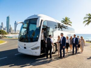 Coach hire Brisbane to Gold Coast for group travel
