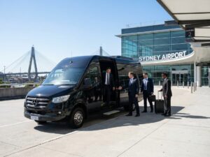 Corporate minibus hire for executive airport transfers