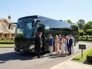 How to organise group transport for a wedding