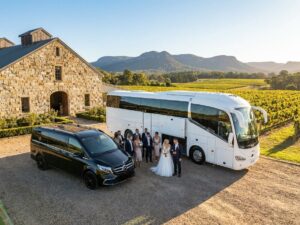 Wedding bus hire for Hunter Valley celebrations