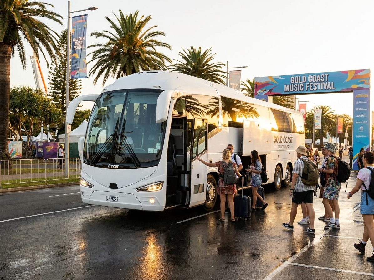 Bus Hire Gold Coast Festivals 2026 | Foxbus