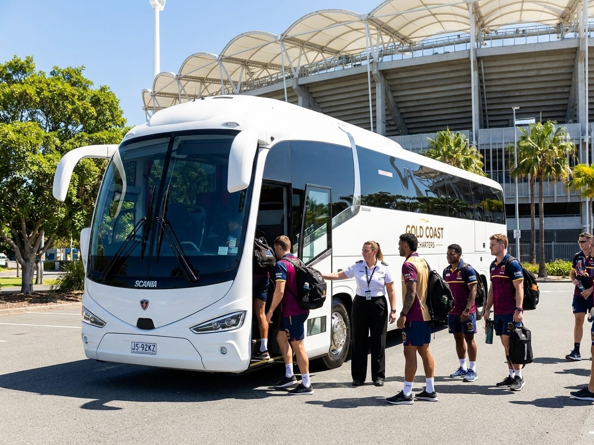 Bus Hire Gold Coast Sporting Events 2026 | Foxbus