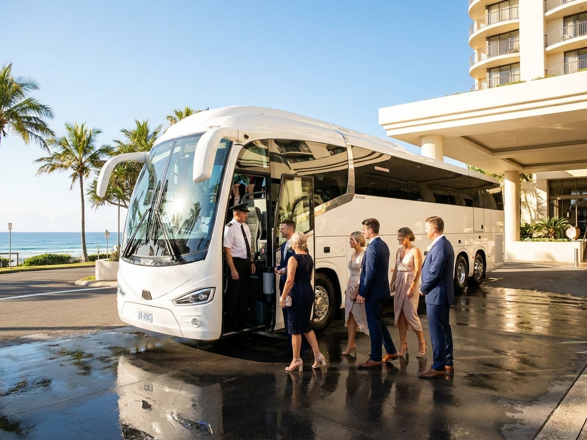 Bus Hire Gold Coast Weddings 2026 | Foxbus